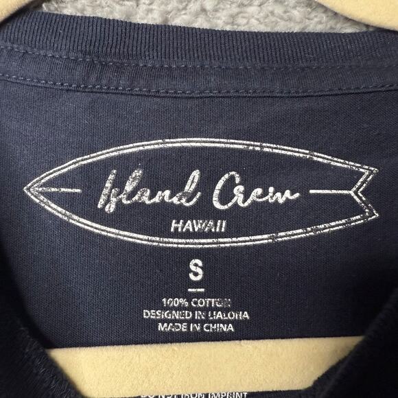 Vintage Surfing Classic Shirt Mens Small Blue Catch the Wave Hawaii Short Sleeve - Picture 3 of 6